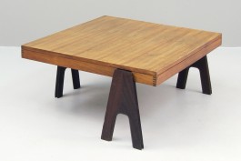 mangiarotti low table wood 2 coffeetable